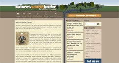 Desktop Screenshot of naturessecretlarder.co.uk